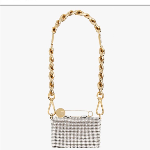 RARE FENDACE silver nano baguette bag - Picture 3 of 4